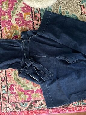 Universal Thread Men's Navy Straight Jeans with Self Fabric Belt